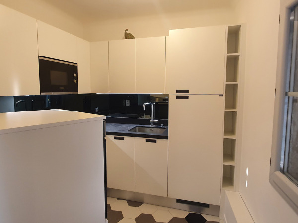 Cuisine Damier Noir & Blanc - Montpellier Écusson Photo 2
