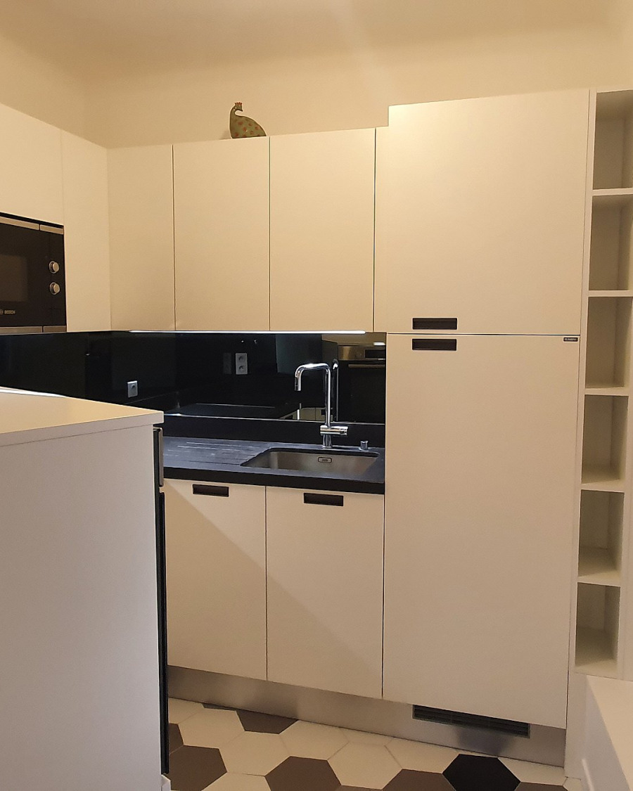 Cuisine Damier Noir & Blanc - Montpellier Écusson
